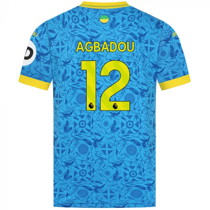Wolves Fanshop | 2025-26 Wolves Third Shirt – Adult AGBADOU 12 Wolves Merchandise Collection